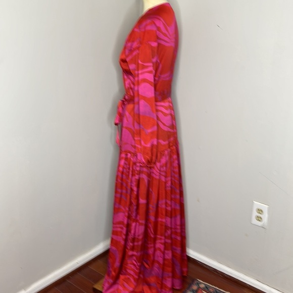 Anthropologie x Hutch Ciara‎ Zebra-Striped Maxi Dress $297 Small - Picture 5 of 12